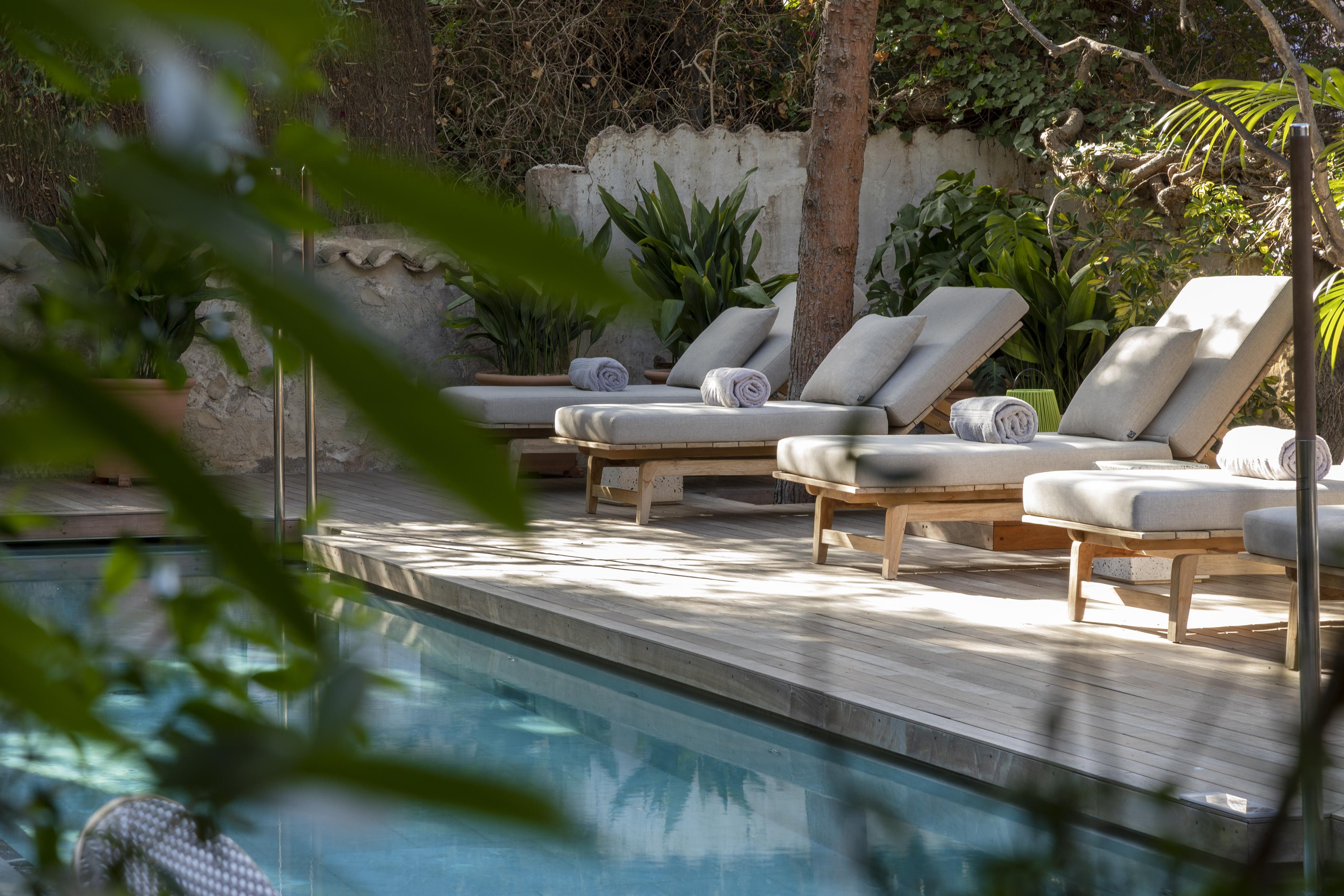 Can Bordoy Grand House Hotel Gl Preferred Hotel Palma de Maiorca Exterior foto The pool at the hotel